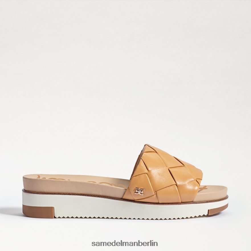 Sam Edelman Adaley gewebte Slide-Sandale Frauen natürliches Sandleder Schuhwerk 2P8JNV753 - Image 2