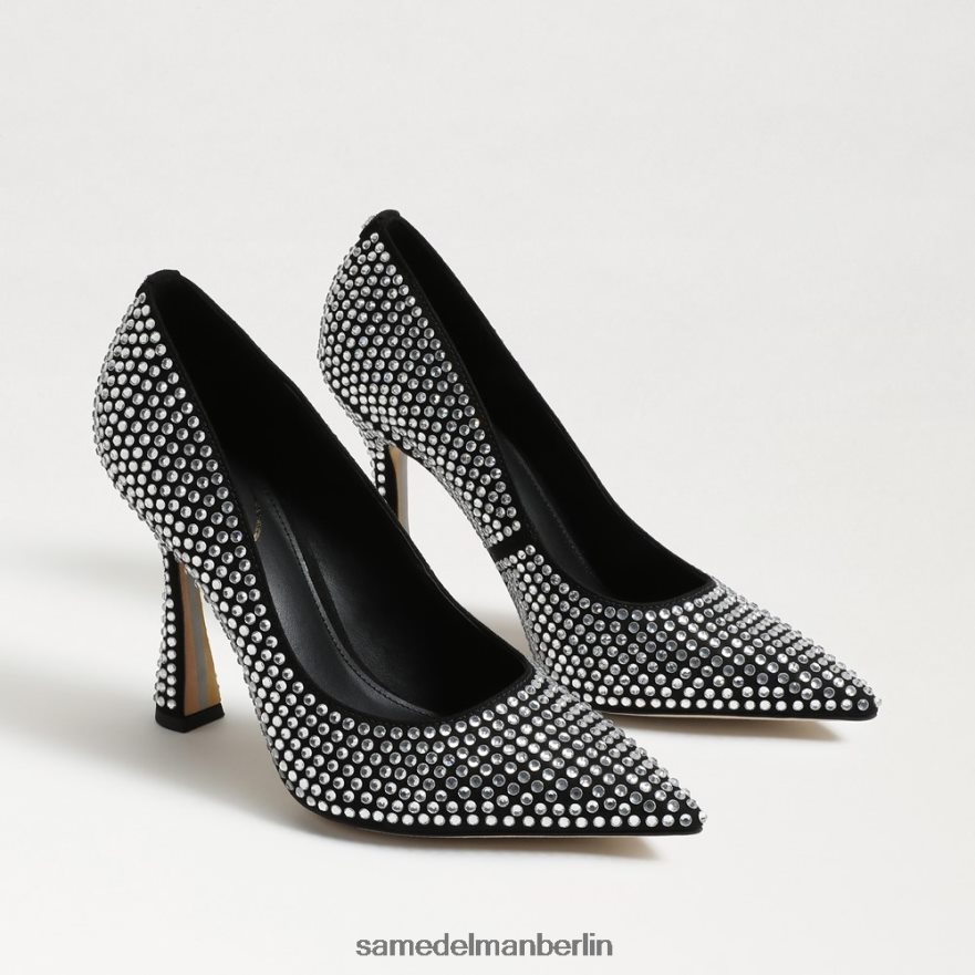 sam_edelman_antonia_glitzerpumpe_frauen_schwarzes_wildleder_schuhwerk_2p8jnv863.jpg Sam Edelman Antonia Glitzerpumpe Frauen schwarzes Wildleder Schuhwerk 2P8JNV863 - Image 1
