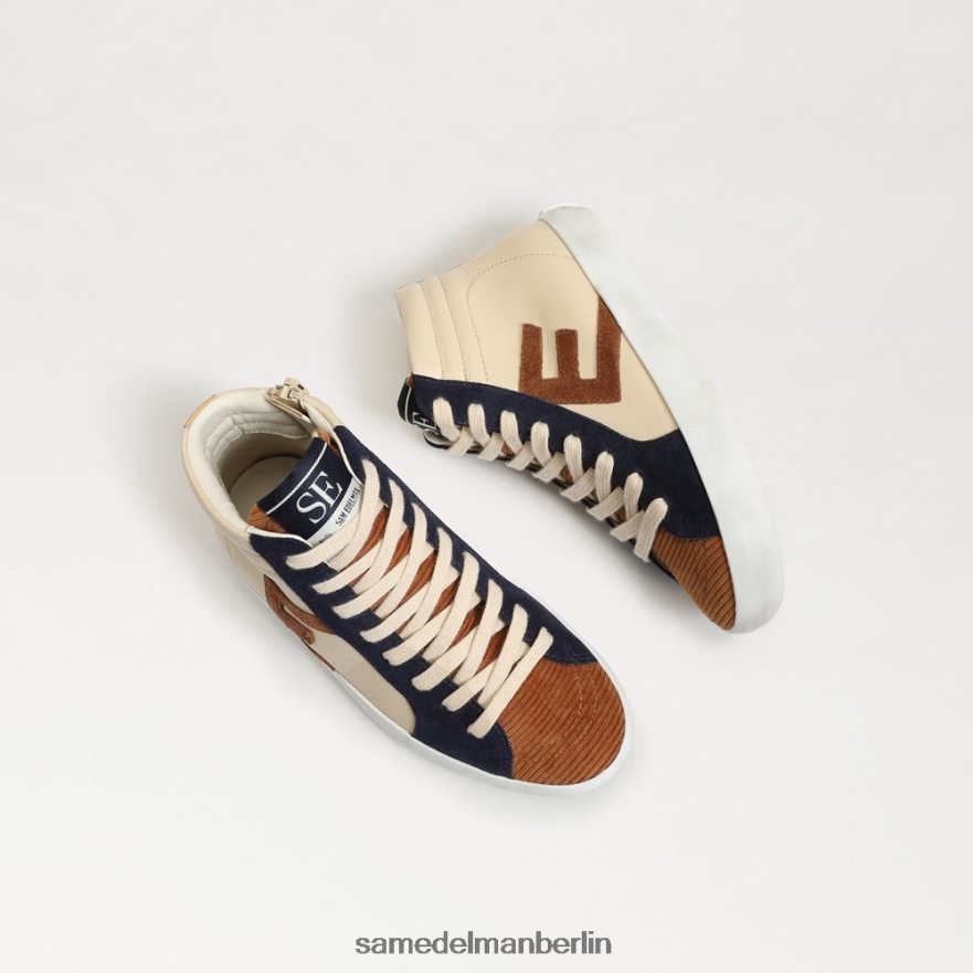 Sam Edelman Avon High-Top-Sneaker Kinder Eierschalen-Multi Schuhwerk 2P8JNV1041 - Image 7