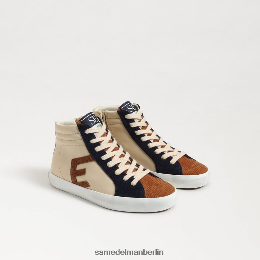 Sam Edelman Avon High-Top-Sneaker Kinder Eierschalen-Multi Schuhwerk 2P8JNV1041 - Image 1
