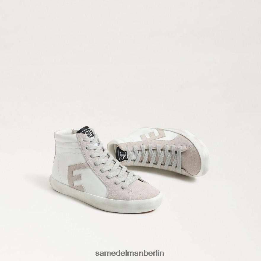 Sam Edelman Avon High-Top-Sneaker Kinder weiße Lilie Schuhwerk 2P8JNV1042 - Image 7