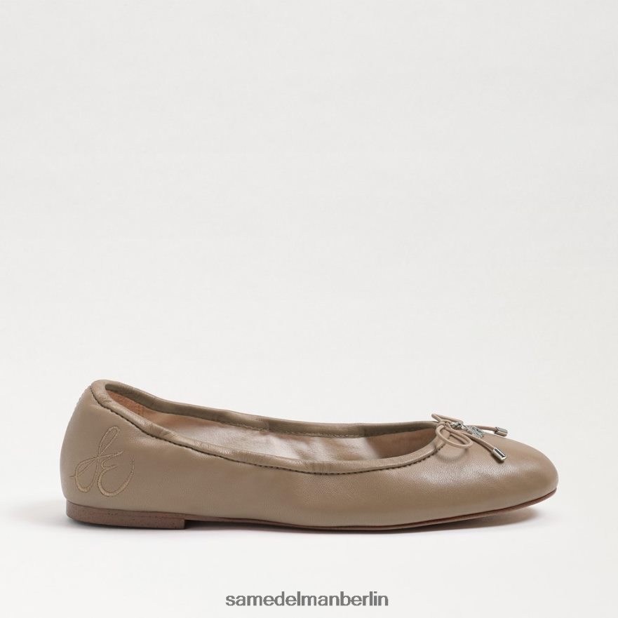 Sam Edelman Ballerinas von Felicia Frauen weiches beiges Leder Schuhwerk 2P8JNV125 - Image 2