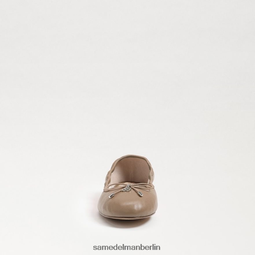 Sam Edelman Ballerinas von Felicia Frauen weiches beiges Leder Schuhwerk 2P8JNV125 - Image 3