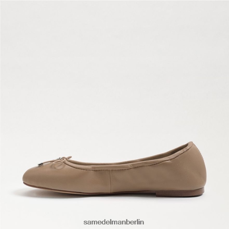 Sam Edelman Ballerinas von Felicia Frauen weiches beiges Leder Schuhwerk 2P8JNV125 - Image 4