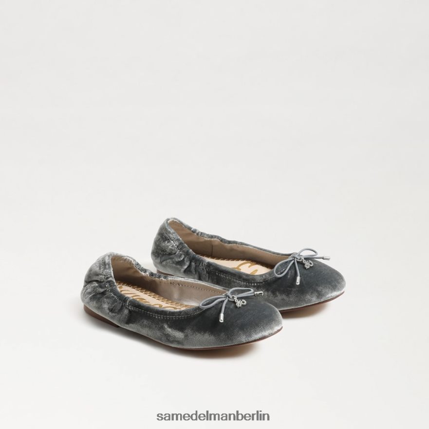 sam_edelman_ballerinas_von_felicia_kinder_rauchblauer_samt_schuhwerk_2p8jnv982.jpg Sam Edelman Ballerinas von Felicia Kinder rauchblauer Samt Schuhwerk 2P8JNV982 - Image 1