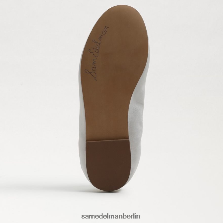 Sam Edelman Ballerinas von Felicia Kinder strahlend weißes Leder Schuhwerk 2P8JNV991 - Image 6