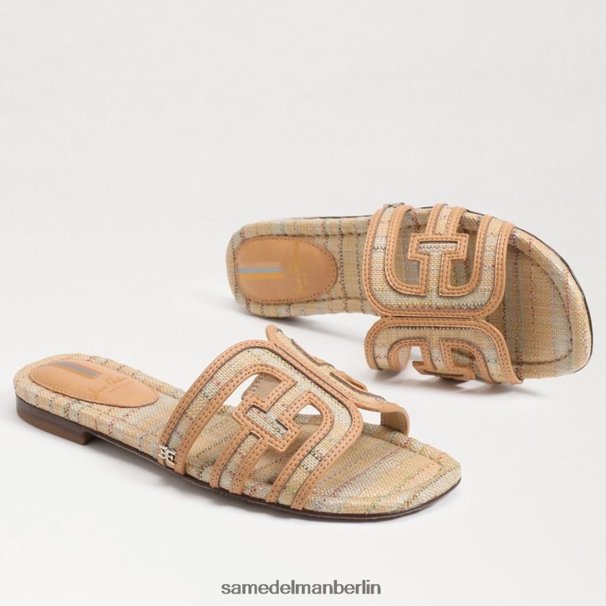 Sam Edelman Bay mehrfarbige Slide-Sandale Frauen Natürlicher Multi-Bast Schuhwerk 2P8JNV591 - Image 7