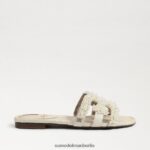 Sam Edelman Bay Perla Slide-Sandale Frauen modernes Elfenbein Schuhwerk 2P8JNV498 - Image 2