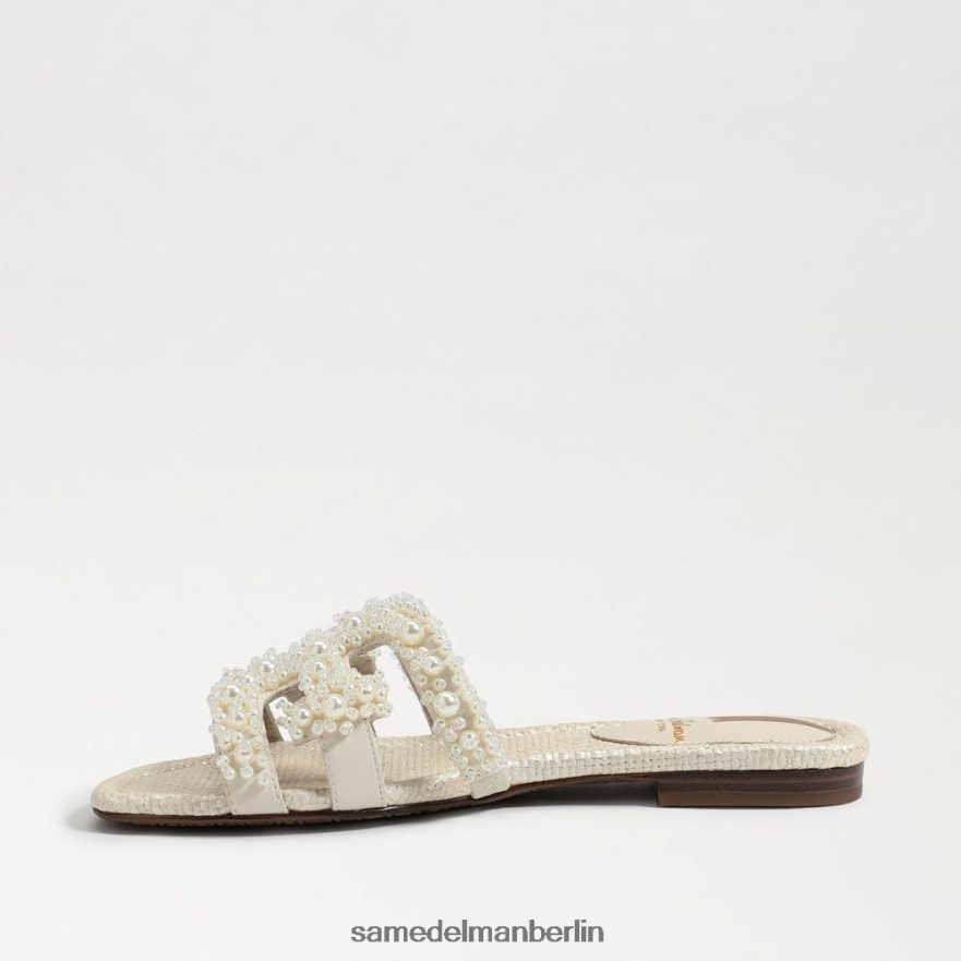 Sam Edelman Bay Perla Slide-Sandale Frauen modernes Elfenbein Schuhwerk 2P8JNV498 - Image 4