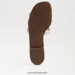 Sam Edelman Bay Perla Slide-Sandale Frauen modernes Elfenbein Schuhwerk 2P8JNV498 - Image 6