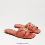Sam Edelman Bay Radiant Slide-Sandale Frauen Terrakottarosa Schuhwerk 2P8JNV577