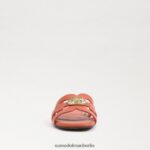 Sam Edelman Bay Radiant Slide-Sandale Frauen Terrakottarosa Schuhwerk 2P8JNV577 - Image 3