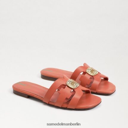 Sam Edelman Bay Radiant Slide-Sandale Frauen Terrakottarosa Schuhwerk 2P8JNV577