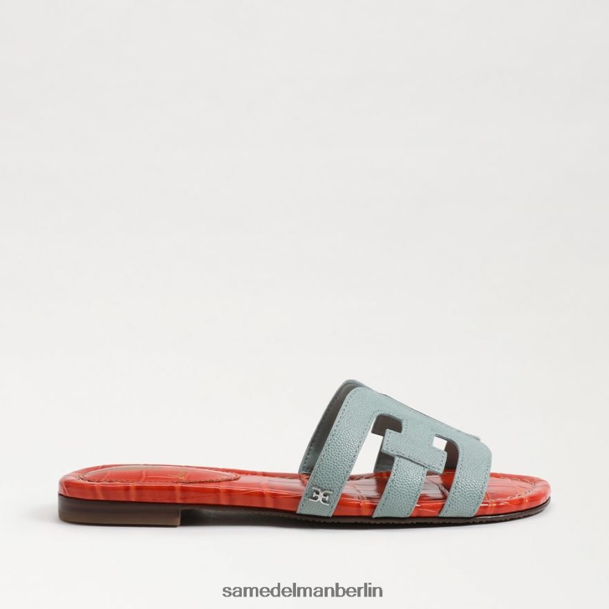 Sam Edelman Bay-Slide-Sandale Frauen Flut blau/orange Mohn Schuhwerk 2P8JNV9 - Image 2