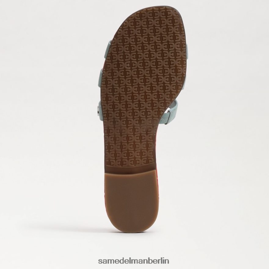 Sam Edelman Bay-Slide-Sandale Frauen Flut blau/orange Mohn Schuhwerk 2P8JNV9 - Image 6