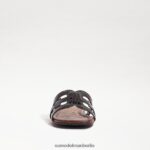 Sam Edelman Bay-Slide-Sandale Frauen schwarzes Lackleder Schuhwerk 2P8JNV21 - Image 3