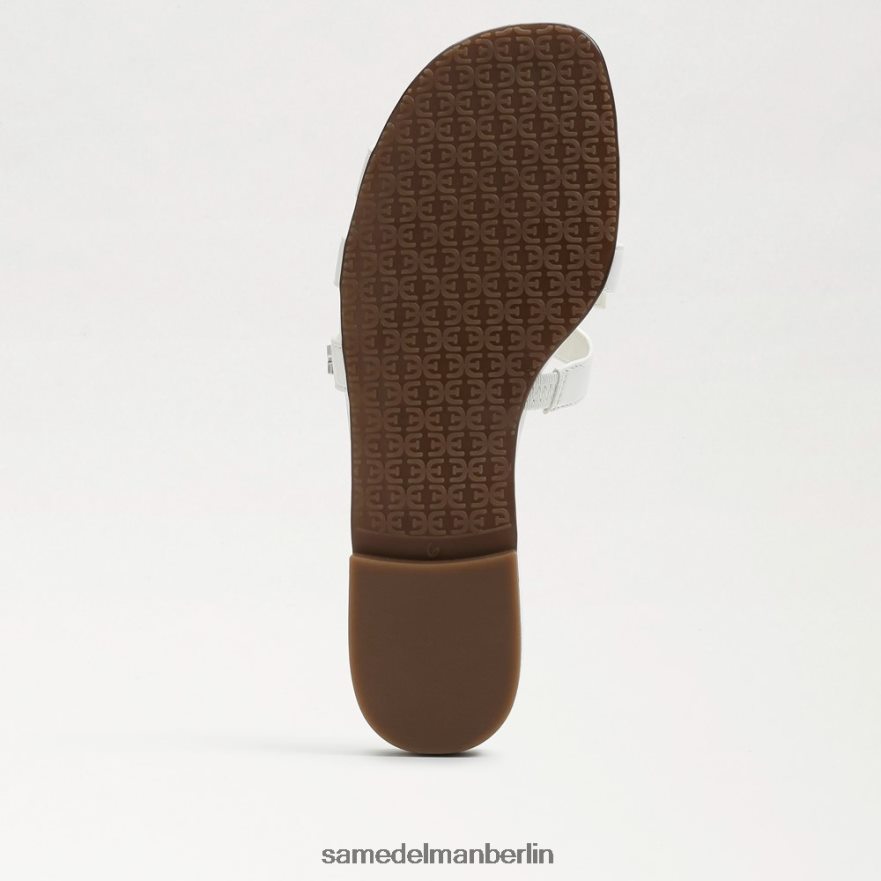 Sam Edelman Bay-Slide-Sandale Frauen strahlend weißes Lackleder Schuhwerk 2P8JNV380 - Image 6