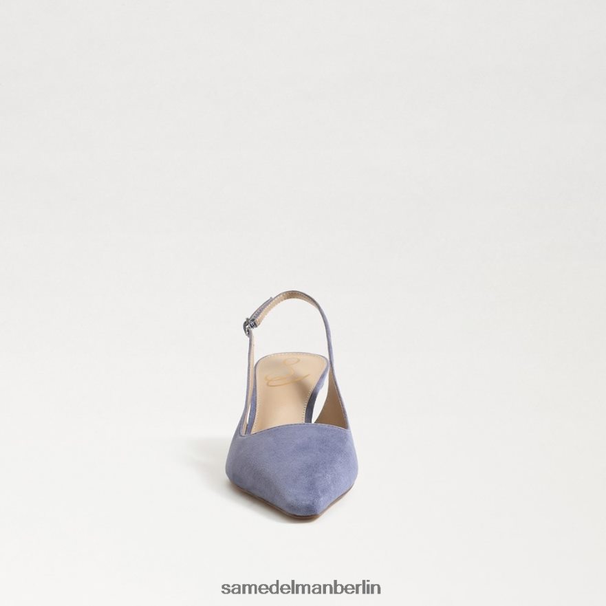 Sam Edelman Bianka Slingback-Pumpe Frauen staubiges violettes Wildleder Schuhwerk 2P8JNV96 - Image 3