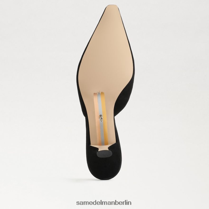 Sam Edelman Brit-Kitten-Heel-Mule Frauen schwarzes Wildleder Schuhwerk 2P8JNV434 - Image 6