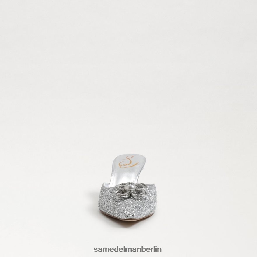 Sam Edelman Brit Tour Kitten Heel Frauen weiches Silber Schuhwerk 2P8JNV588 - Image 3