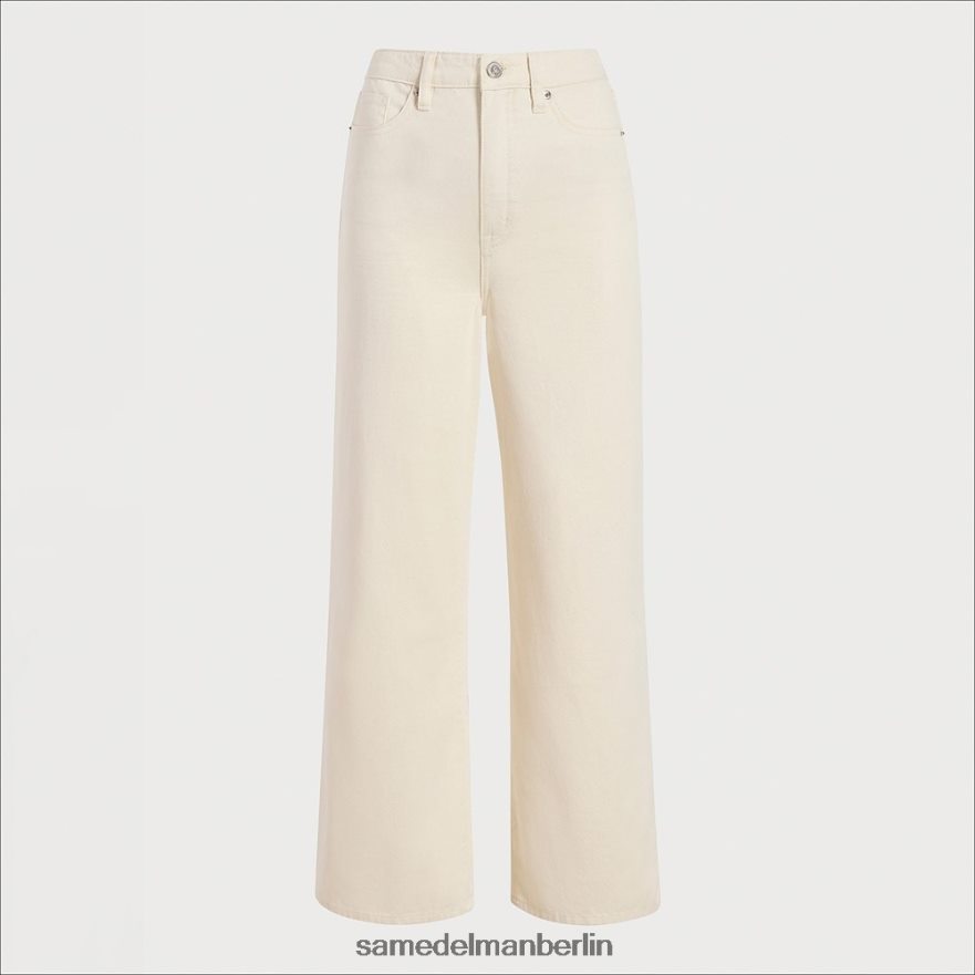 Sam Edelman Codie-Hose mit hohem Bund und weitem Bein Frauen natürlich Bekleidung 2P8JNV1203 - Image 5
