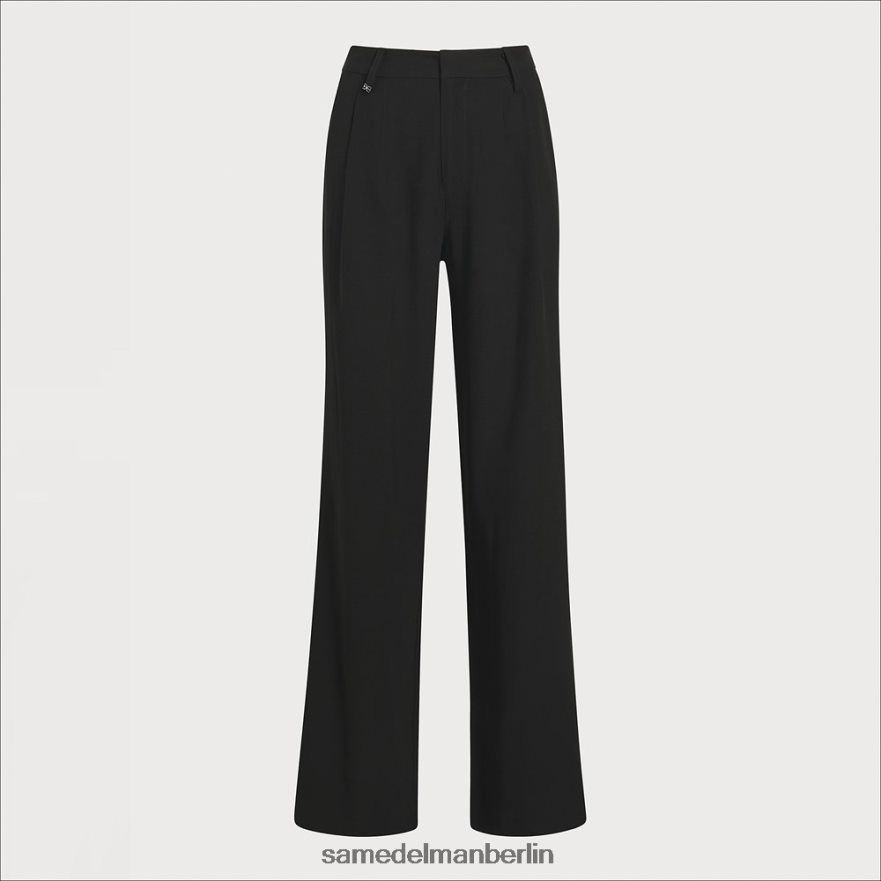Sam Edelman Codie-Hose mit hohem Bund und weitem Bein Frauen Schwarz Bekleidung 2P8JNV1209 - Image 5