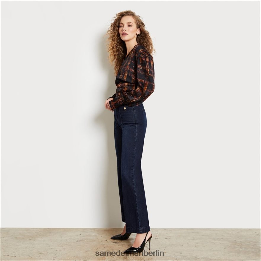 Sam Edelman Codie-Taschenhose mit hohem Bund und weitem Bund Frauen einwandfrei Bekleidung 2P8JNV1222 - Image 2