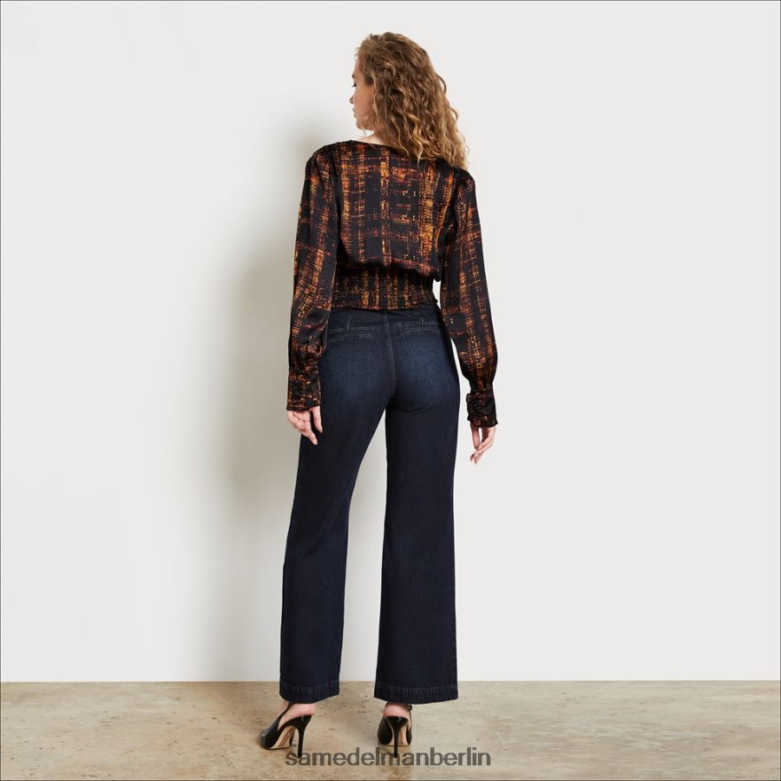 Sam Edelman Codie-Taschenhose mit hohem Bund und weitem Bund Frauen einwandfrei Bekleidung 2P8JNV1222 - Image 4