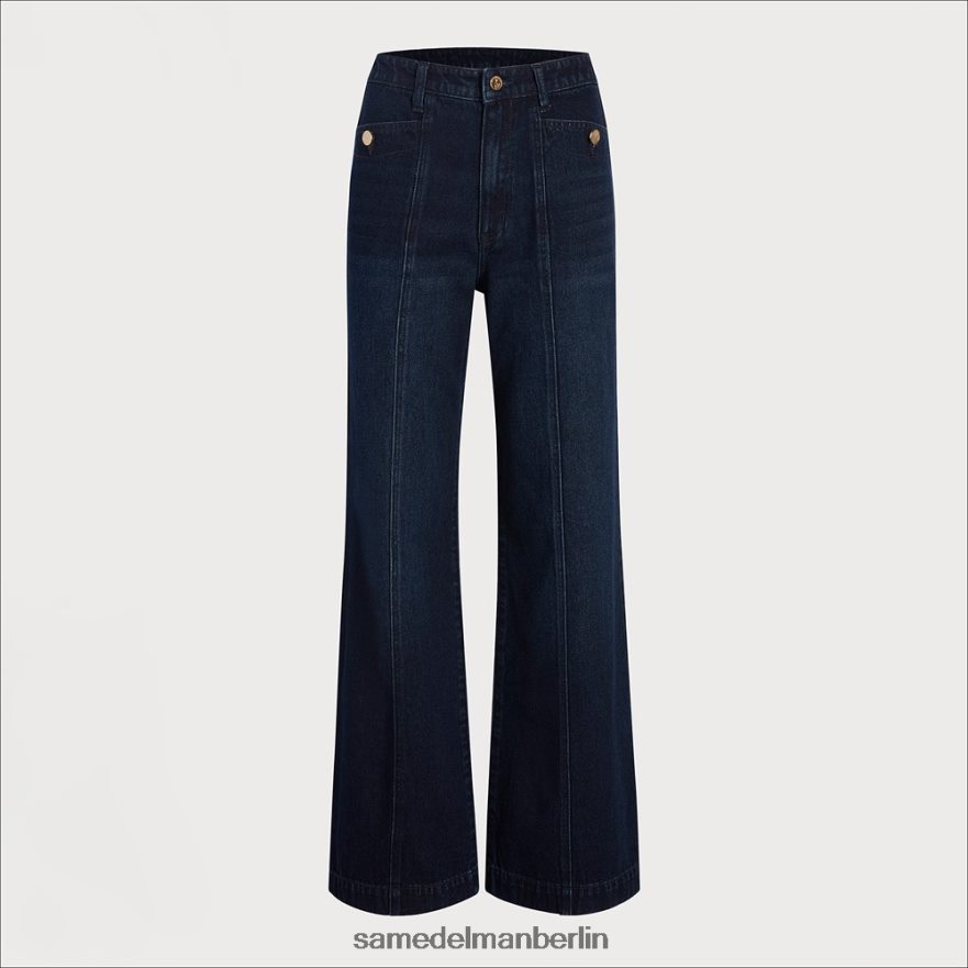 Sam Edelman Codie-Taschenhose mit hohem Bund und weitem Bund Frauen einwandfrei Bekleidung 2P8JNV1222 - Image 5
