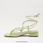 Sam Edelman Daffy-Sandale Frauen Kiwi-Leder Schuhwerk 2P8JNV423 - Image 4