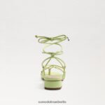 Sam Edelman Daffy-Sandale Frauen Kiwi-Leder Schuhwerk 2P8JNV423 - Image 5