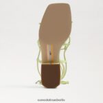 Sam Edelman Daffy-Sandale Frauen Kiwi-Leder Schuhwerk 2P8JNV423 - Image 6