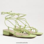 Sam Edelman Daffy-Sandale Frauen Kiwi-Leder Schuhwerk 2P8JNV423 - Image 7