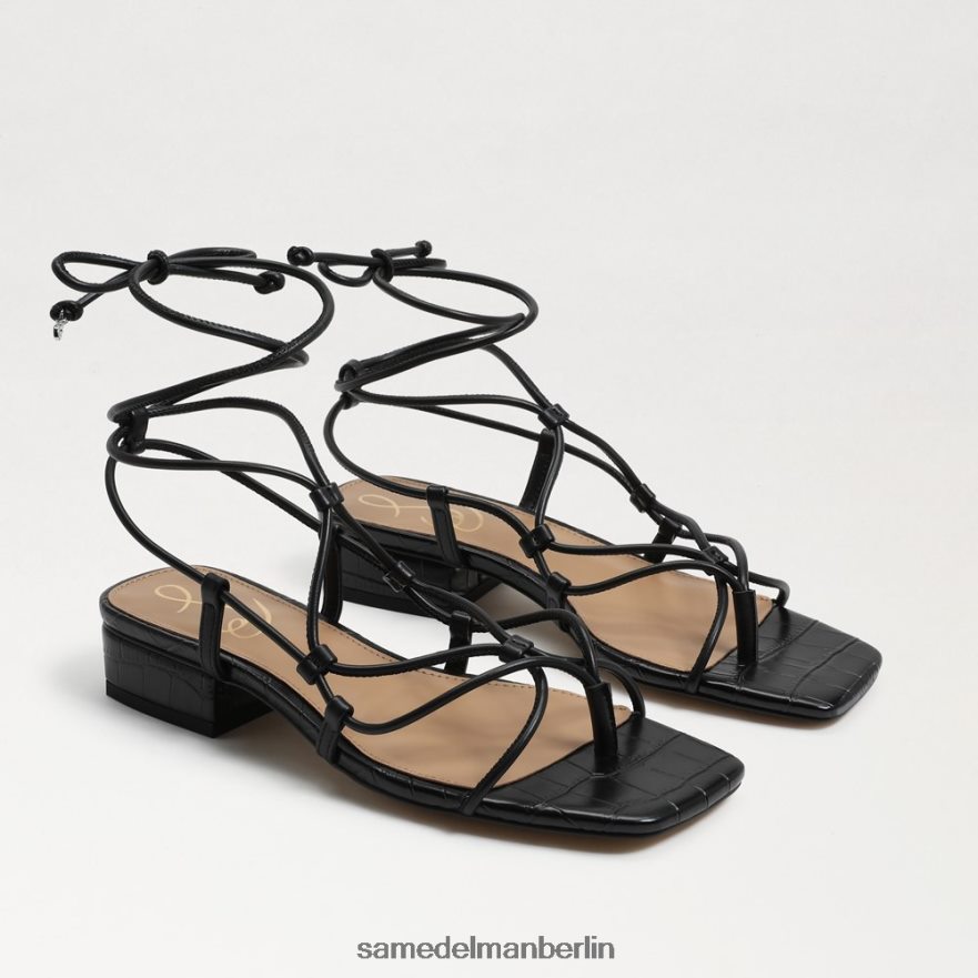 sam_edelman_daffy_sandale_frauen_schwarzes_leder_schuhwerk_2p8jnv420.jpg Sam Edelman Daffy-Sandale Frauen schwarzes Leder Schuhwerk 2P8JNV420 - Image 1