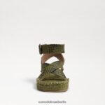 Sam Edelman Dakota-Plateausandale Frauen Farngrün Schuhwerk 2P8JNV581 - Image 3