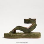Sam Edelman Dakota-Plateausandale Frauen Farngrün Schuhwerk 2P8JNV581 - Image 4