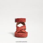 Sam Edelman Dakota-Plateausandale Frauen heller Mohn Schuhwerk 2P8JNV580 - Image 3