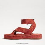 Sam Edelman Dakota-Plateausandale Frauen heller Mohn Schuhwerk 2P8JNV580 - Image 4