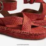 Sam Edelman Dakota-Plateausandale Frauen heller Mohn Schuhwerk 2P8JNV580 - Image 7