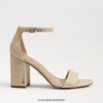 Sam Edelman Daniella Sandale mit Blockabsatz Frauen natürlich Schuhwerk 2P8JNV297 - Image 2