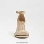 Sam Edelman Daniella Sandale mit Blockabsatz Frauen natürlich Schuhwerk 2P8JNV297 - Image 3