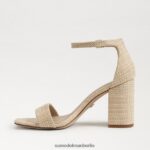 Sam Edelman Daniella Sandale mit Blockabsatz Frauen natürlich Schuhwerk 2P8JNV297 - Image 4