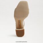 Sam Edelman Daniella Sandale mit Blockabsatz Frauen natürlich Schuhwerk 2P8JNV297 - Image 6