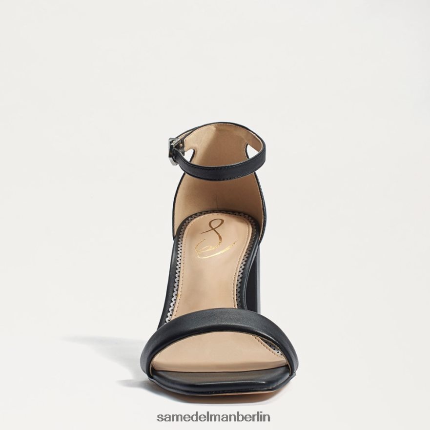 Sam Edelman Daniella Sandale mit Blockabsatz Frauen schwarzes Leder Schuhwerk 2P8JNV299 - Image 3
