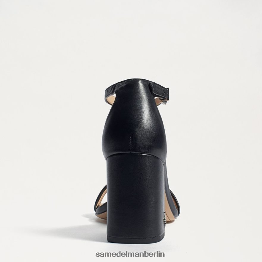 Sam Edelman Daniella Sandale mit Blockabsatz Frauen schwarzes Leder Schuhwerk 2P8JNV299 - Image 5