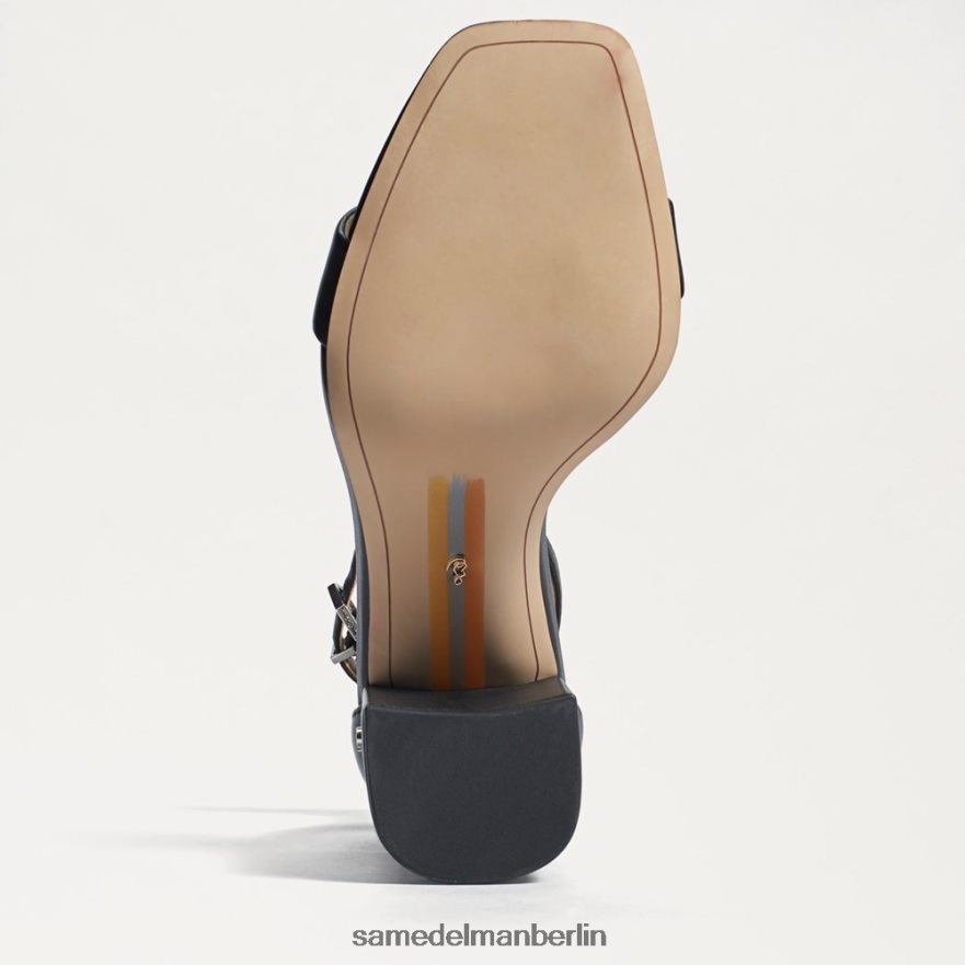 Sam Edelman Daniella Sandale mit Blockabsatz Frauen schwarzes Leder Schuhwerk 2P8JNV299 - Image 6