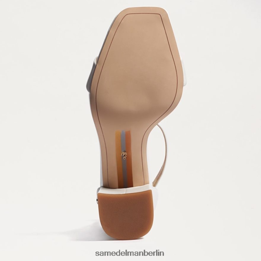 Sam Edelman Daniella Sandale mit Blockabsatz Frauen strahlend weißes Leder Schuhwerk 2P8JNV300 - Image 6