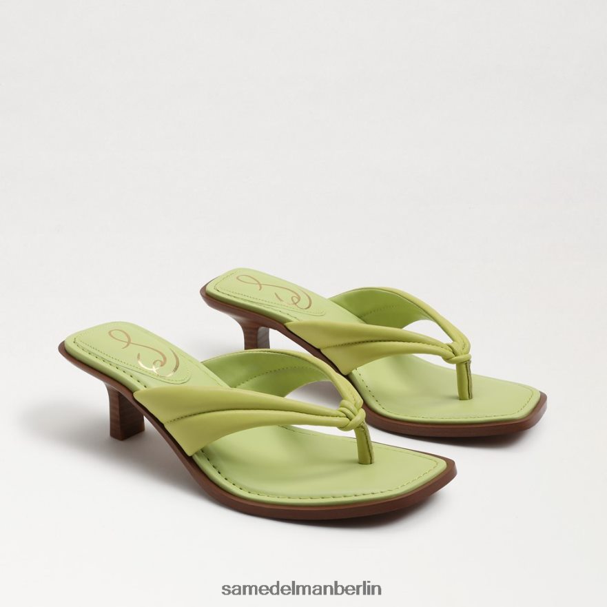 sam_edelman_daphney_zehenstegsandale_frauen_kiwi_leder_schuhwerk_2p8jnv710.jpg Sam Edelman Daphney Zehenstegsandale Frauen Kiwi-Leder Schuhwerk 2P8JNV710 - Image 1