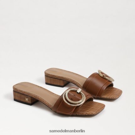 Sam Edelman Delfi-Slide-Sandale Frauen reichhaltiger Cognac Schuhwerk 2P8JNV704