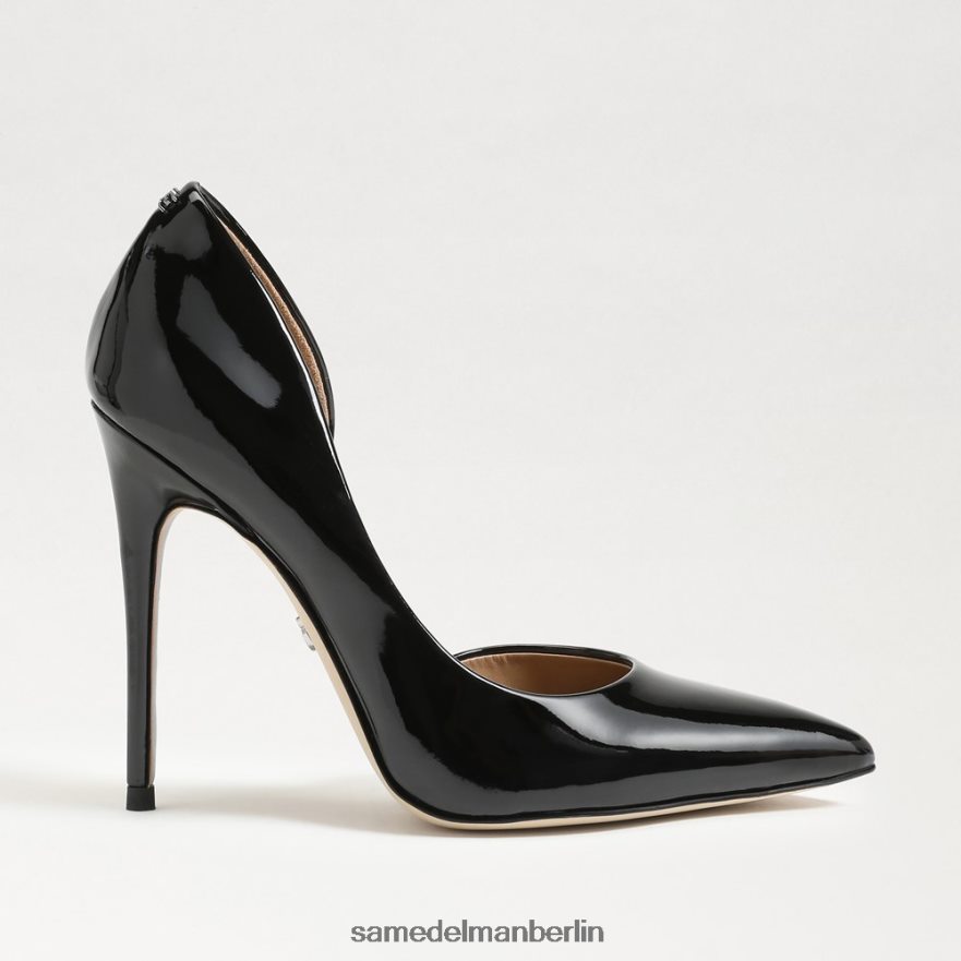 Sam Edelman Delores spitzer Zehenabsatz Frauen schwarzes Lackleder Schuhwerk 2P8JNV779 - Image 2